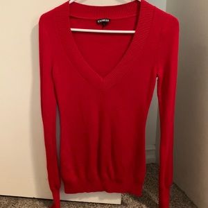 Express Women’s Deep V-Neck Sweater Size M